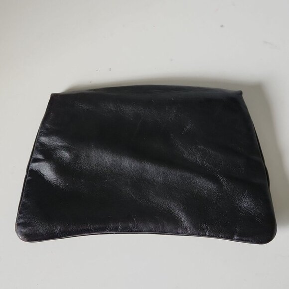 SWAROVSKI | Leather clutch crystals embellished black - Picture 3 of 8
